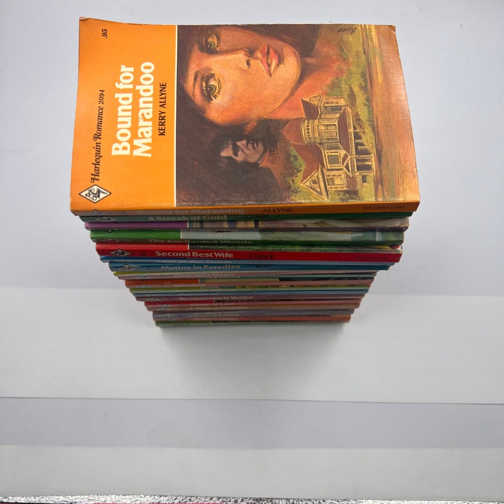 Vtg Harlequin Romance Paperback Lot 22 Books Pargeter Stratton Lamb 1970s 80s - Picture 12 of 13